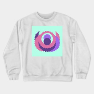 Zigzag pattern Crewneck Sweatshirt